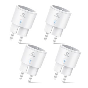 EIGHTREE Smart WiFi utičnice (4 kom) s mjerenjem potrošnje – Alexa i Google Home kompatibilne