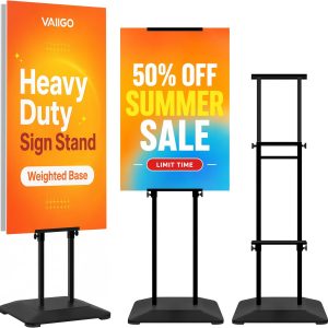 Reklamni stalak za plakate – dvostrani podesivi stalak