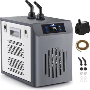 BAOSHISHAN Hladnjak za Akvarij 20–26°C s Touchscreenom za Akvarije do 160L