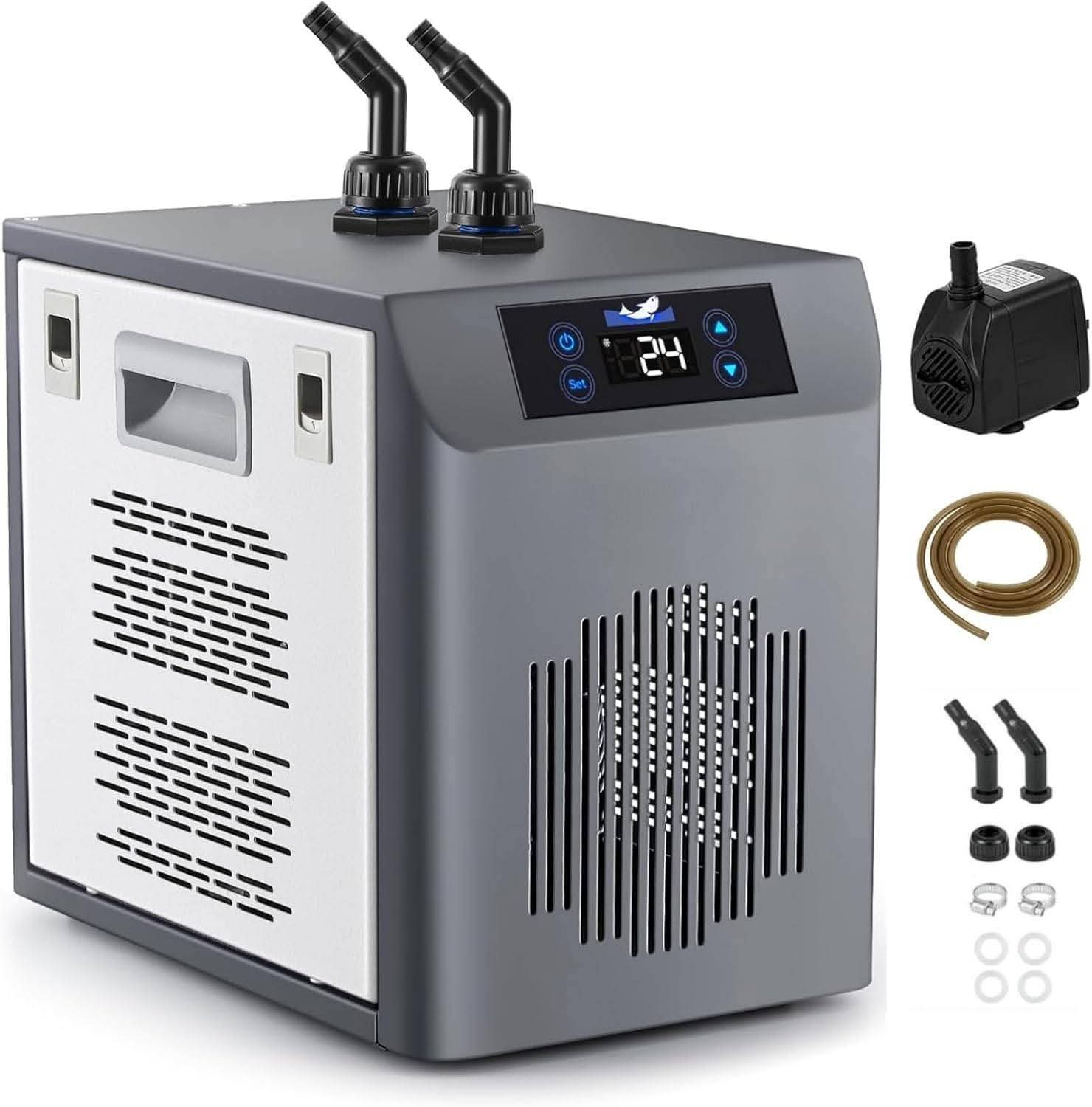 BAOSHISHAN Hladnjak za Akvarij 20–26°C s Touchscreenom za Akvarije do 160L