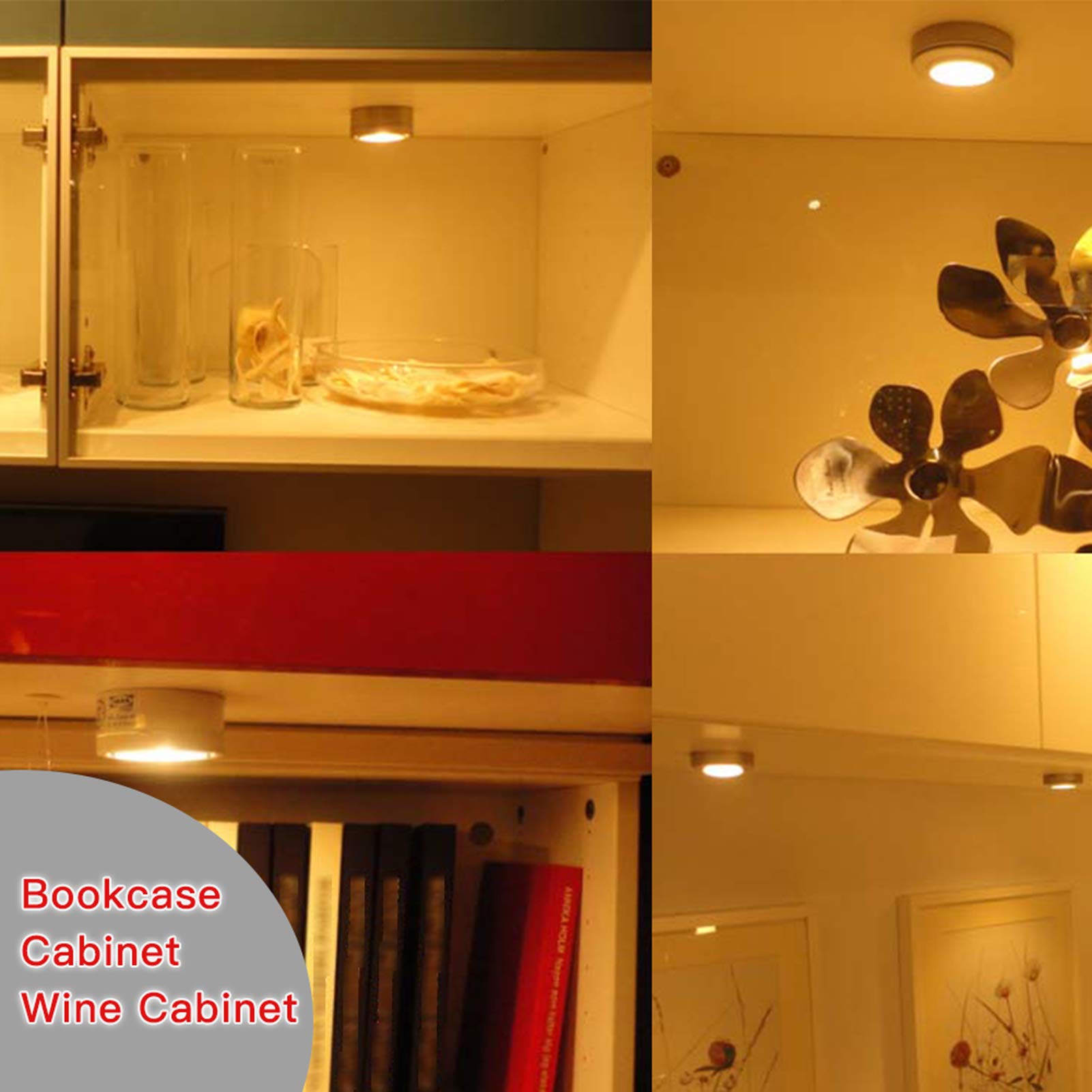 Lixada RGB LED rasvjeta za ormariće s daljinskim – 8 komada - Slika 3
